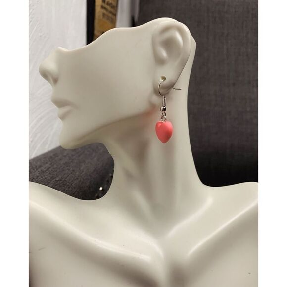 No Brand Jewelry - Heart Statement Earrings